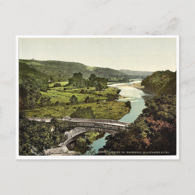 Blackwater River. Lismore. Co. Waterford, Ireland Postcard (Front)