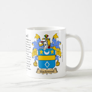 Blackwood, the Origin, the Meaning and the Crest Coffee Mug