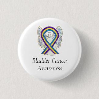 Bladder Cancer Angel Awareness Ribbon Pins