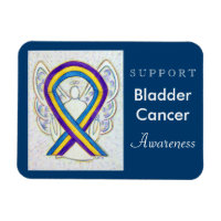Bladder Cancer Awareness Angel Ribbon Gift Magnet
