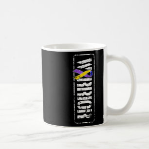 Bladder Cancer Awareness - Military Warrior Ribbon Coffee Mug
