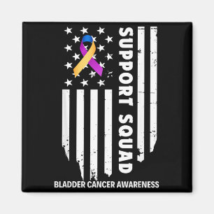 Bladder Cancer Awareness Support Team Squad For Magnet