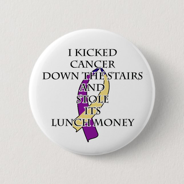 Bladder Cancer Bully 2 Inch Round Button (Front)