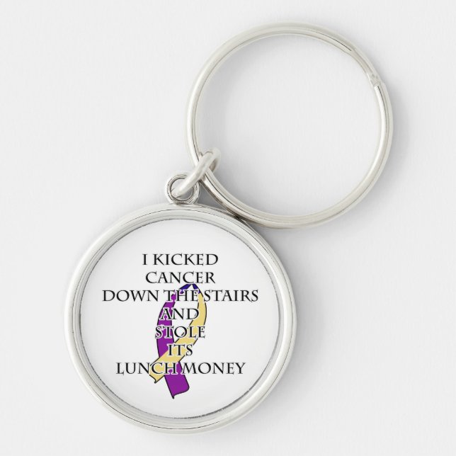 Bladder Cancer Bully Keychain (Front)