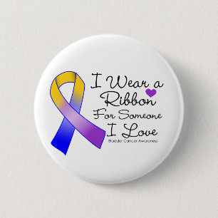 Bladder Cancer Ribbon Someone I Love 2 Inch Round Button