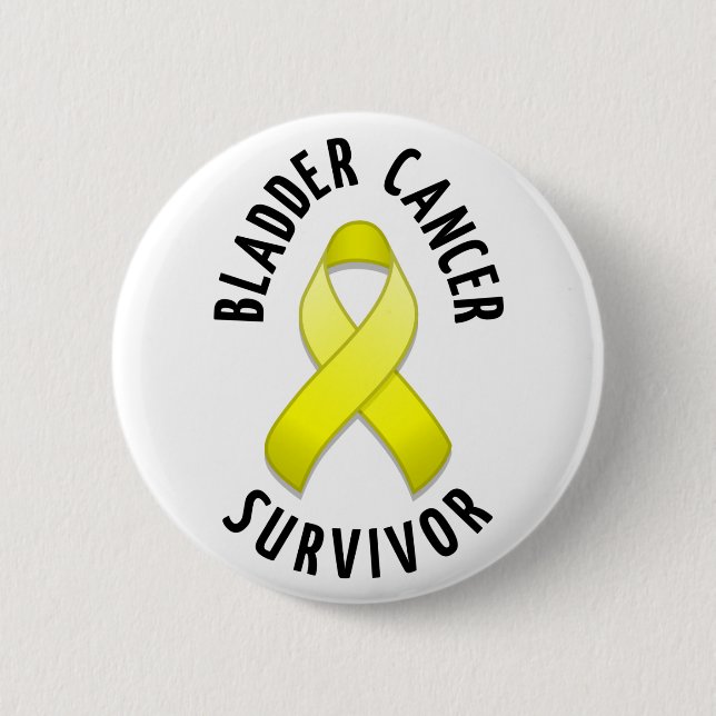 Bladder Cancer Survivor Button (Front)