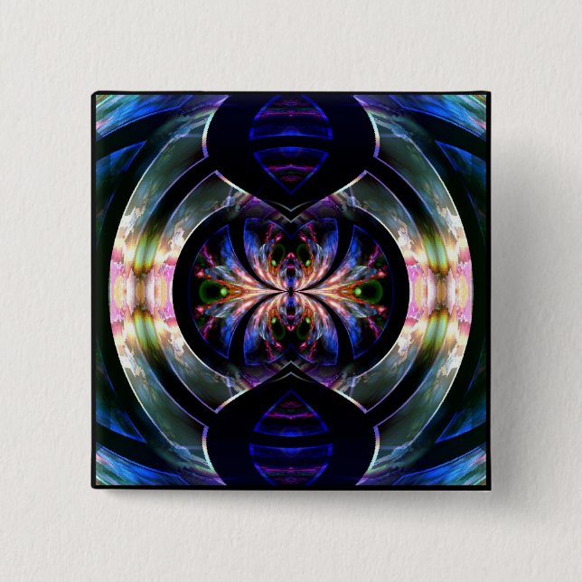 Blade 2 Inch Square Button (Front)