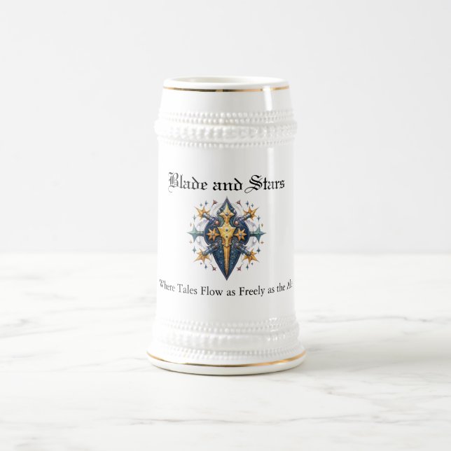 Blade and Stars Baldur's Gate Beer Stein (Center)