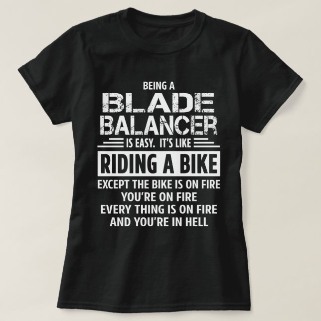 Blade Balancer T-Shirt (Design Front)