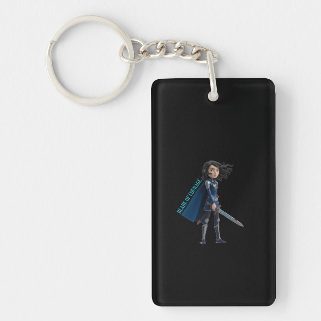 Blade of Courage Keychain (Front)