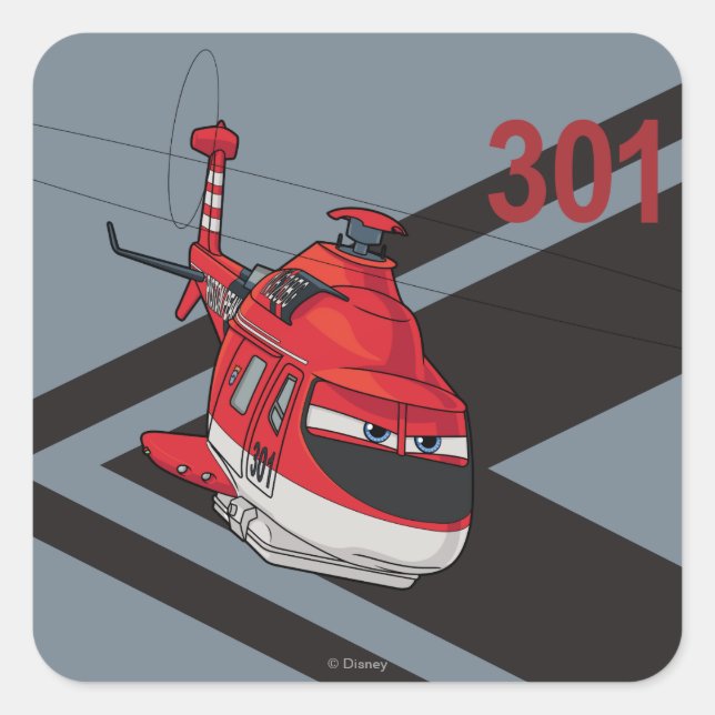 Blade Ranger Character Art Square Sticker (Front)