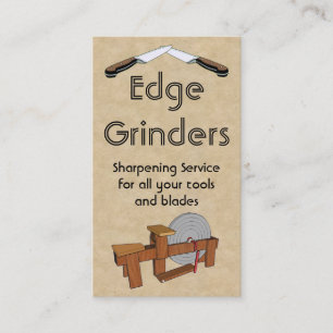 Blade Sharpening Grinding Wheel Business Card