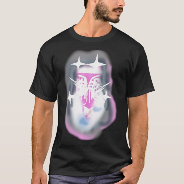 Bladee Drain Gang IDOL pink white logo Classic T-S T-Shirt (Front)