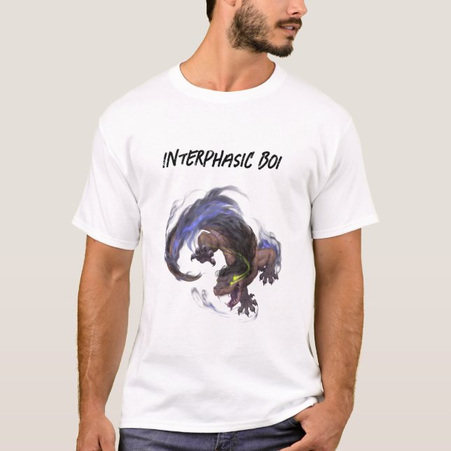 Blades of Janus Black Shuck Interphasic Boi TShirt (Front)