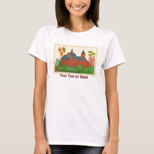 Blagoveshchenskoye Wood Russian Church T-Shirt