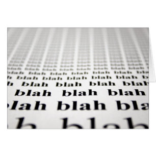 Blah Blah Blah