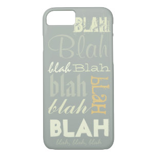 Blah Blah Blah Case-Mate iPhone Case