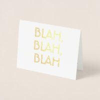 Blah Blah Blah - Funny Bridesmaid Proposal