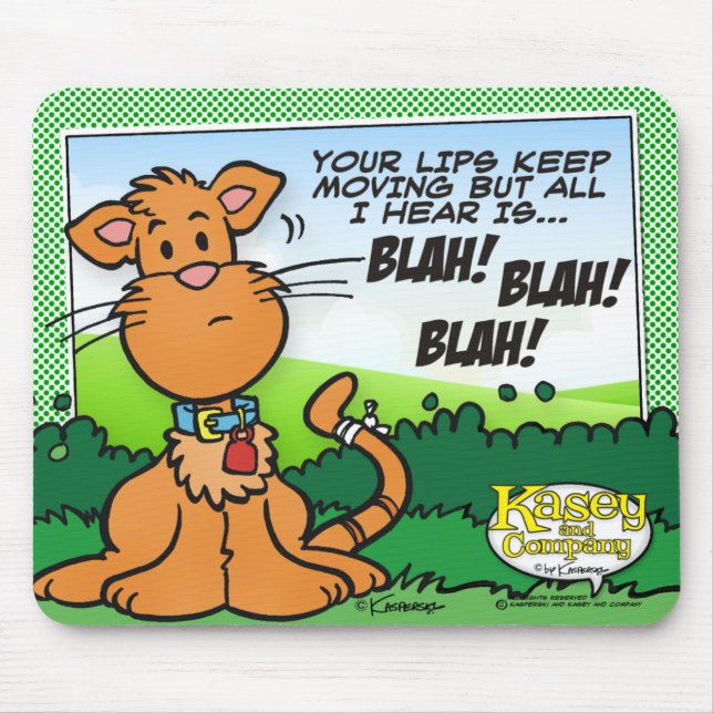 BLAH! BLAH! BLAH! MOUSE PAD (Front)