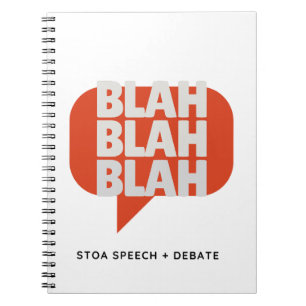 Blah, Blah Blah notebook