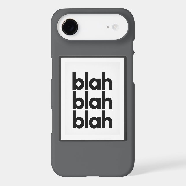 BLAH BLAH BLAH phone case (Verso)