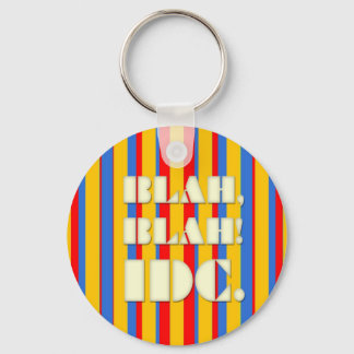BLAH, BLAH! IDC Keychain