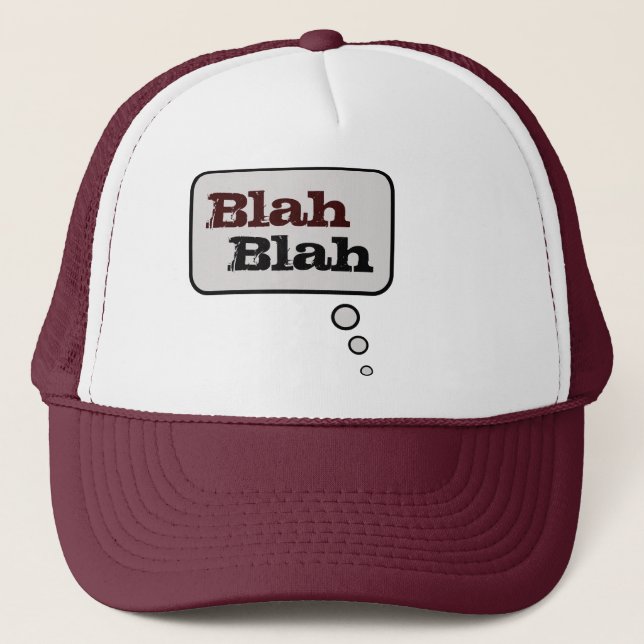 Blah Blah Thinking Bubble Hat (Front)