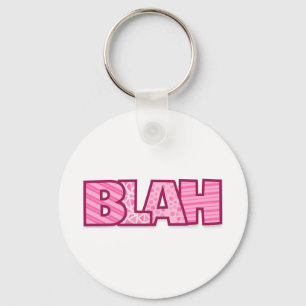 Blah Keychain