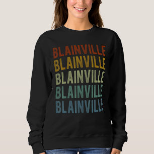 Blainville City Canada Retro Vintage Sweatshirt