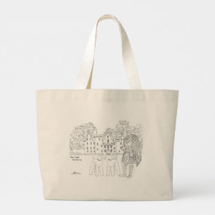 Blair Castle Highlander Airedale Terriers Tote Bag
