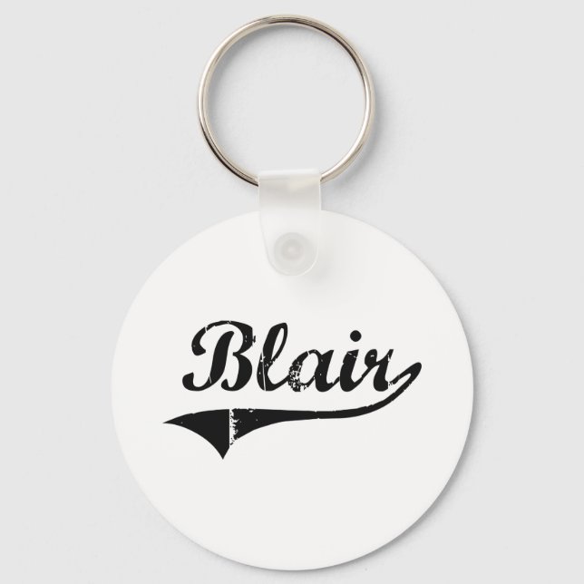 Blair Classic Style Name Keychain (Front)