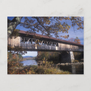 Blair Covered Bridge Campton New Hampshire Postcard