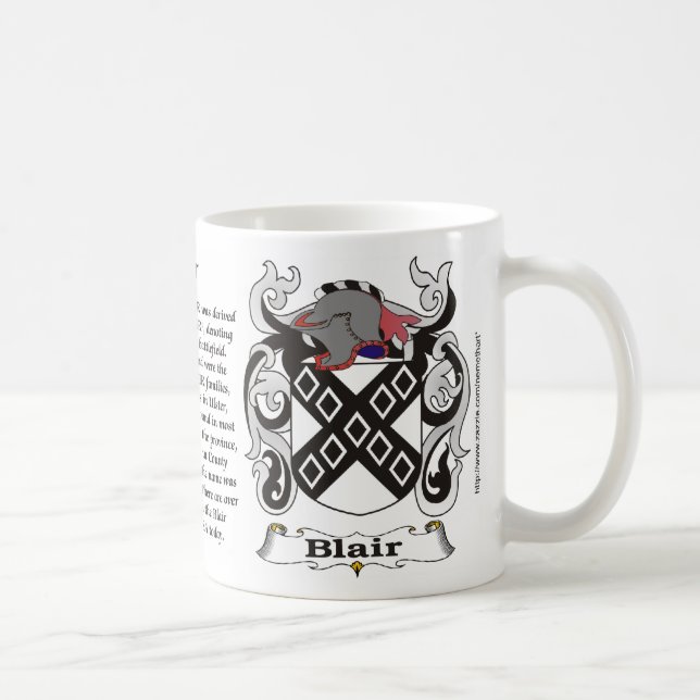 Blair Family Crest Mug (Right)