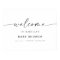 BLAIR Minimalist Boho Baby Shower Welcome Sign