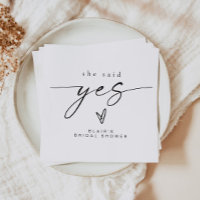 BLAIR Minimalist Boho She Said Yes Bridal Shower