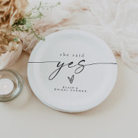 BLAIR Minimalist Boho She Said Yes Bridal Shower