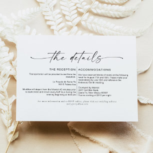 BLAIR Modern Bohemian Simple Details Insert Card