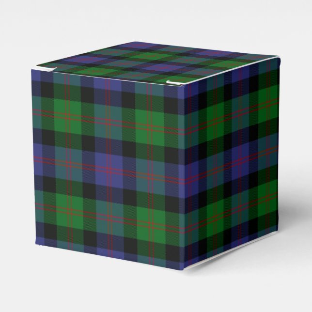Blair Tartan Favor Box (Front Side)
