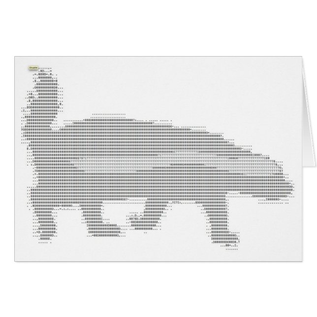 blaireau de miel ascii (Devant horizontal)