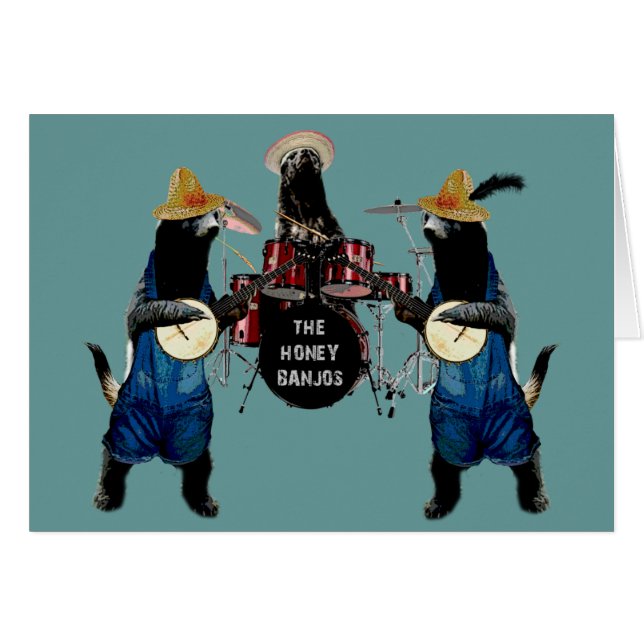 Blaireau de miel drôle (Devant horizontal)