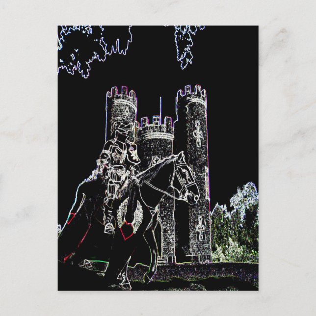 Blaise castle's knight postcard (Front)