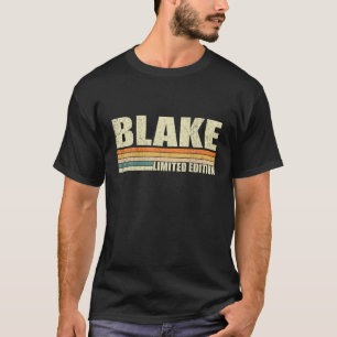 Blake Gift Name Personalized Funny Retro Vintage B T-Shirt