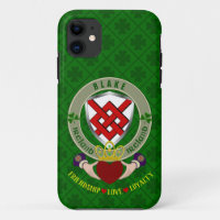 Blake Irish Shield & Claddagh Personalized Case