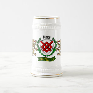 Blake Irish Shield Personalized Beer Stein