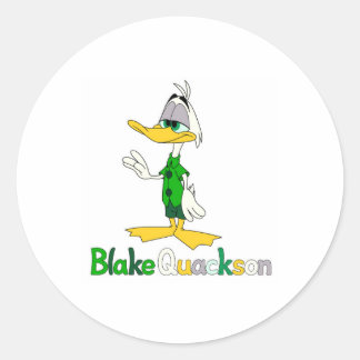 Blake Quackson Round Sticker