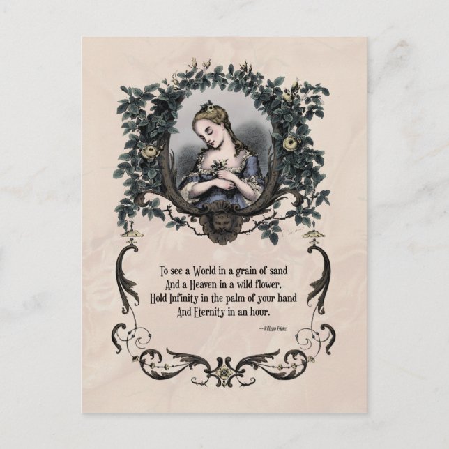 Blake "To See a World" Victorian Postcard (Front)