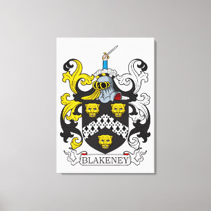 Blakeney Coat of Arms Canvas Print