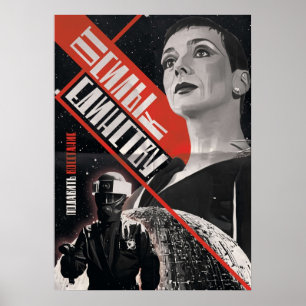 Blakes 7  Servalan Propaganda Russian Poster