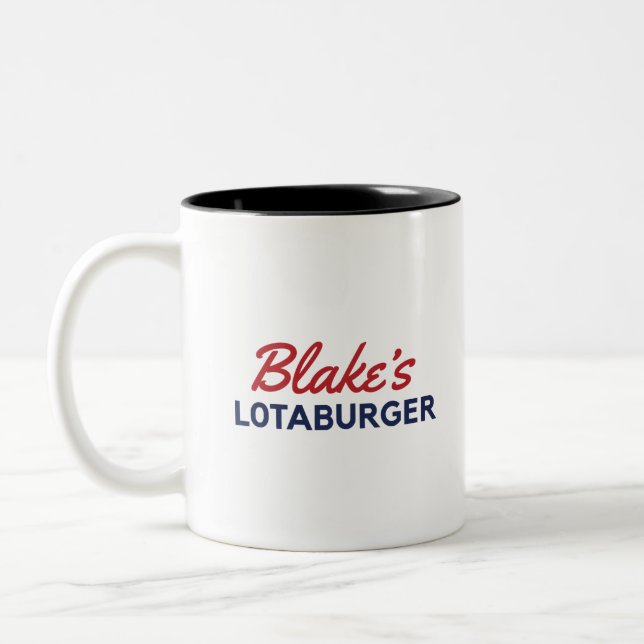 Blake's Lotaburger Two-Tone Coffee Mug (Left)