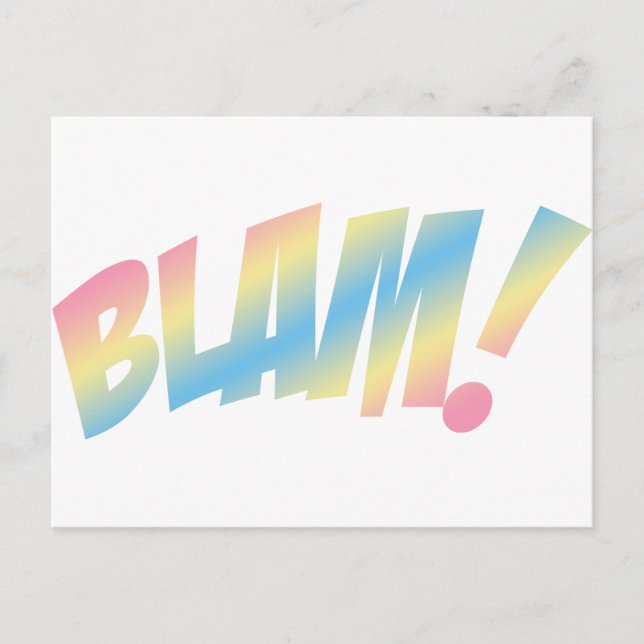 Blam! Postcard (Front)